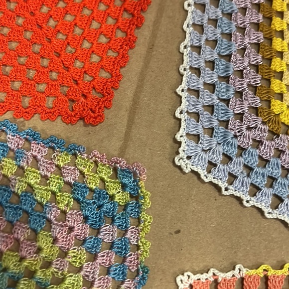 HANDMADE Table Decorative Covers/ mats - set of 5 - Picture 8 of 8